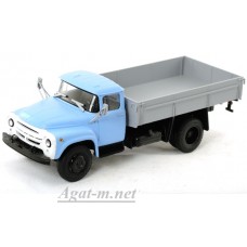 100016-АИСТ ЗИЛ-130 грузовик бортовой ранний серый/голубой  
